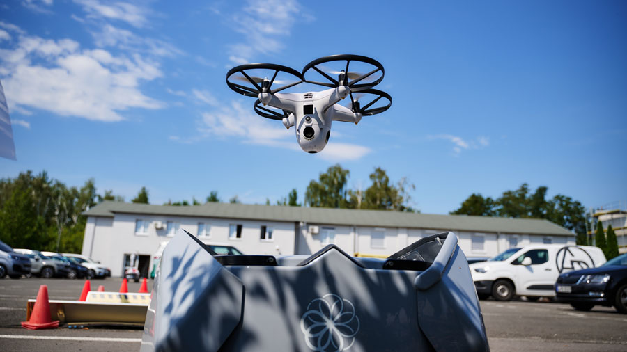 Flugroboter zur Alarmverifizierung